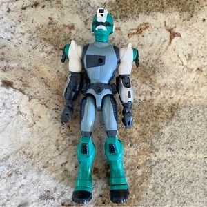 Vintage Toho Takara Zap Power Force Green Police Destron 8" Action Figure 1988